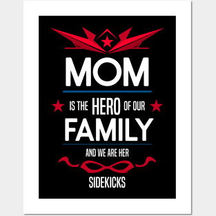 mom is the hero of our family Re:Color 08 Posters and Art